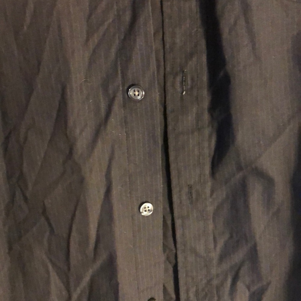 Eighth Avenue Black Button Down Shirt - Picture 3 of 5